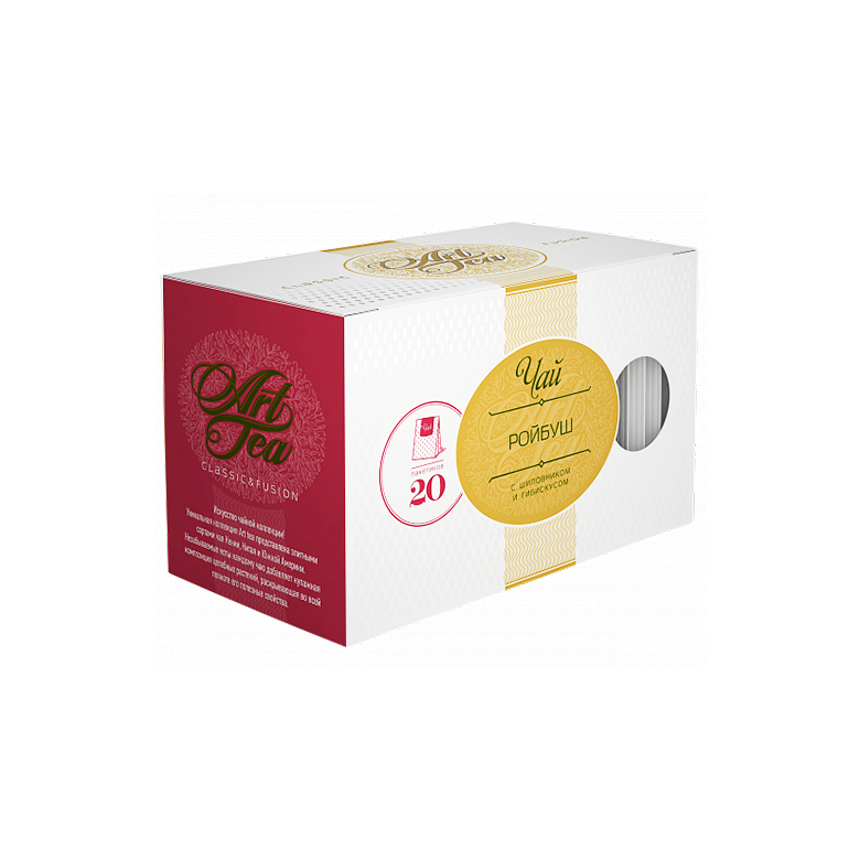 ЧАЙ ART TEA «РОЙБУШ» С ШИПОВНИКОМ И ГИБИСКУСОМ