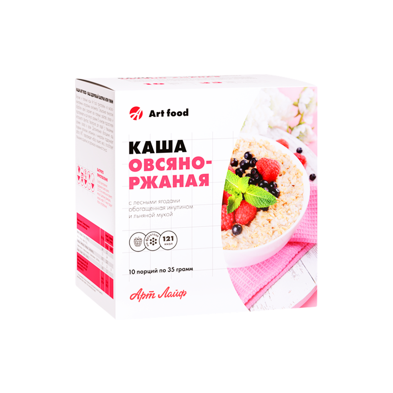 КАША «ОВСЯНО-РЖАНАЯ С БРУСНИКОЙ И МАЛИНОЙ»