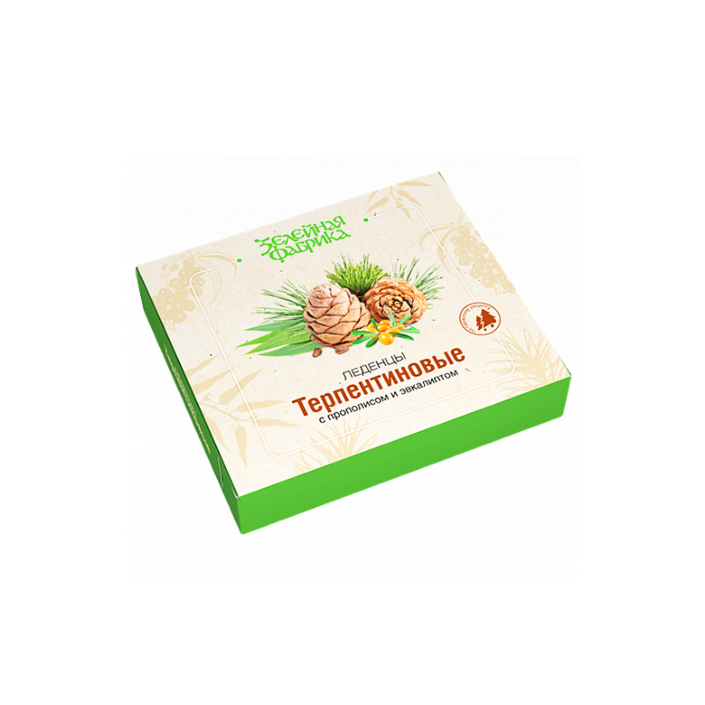 ТЕРПЕНТИНОВЫЕ ЛЕДЕНЦЫ «ТАЕЖНЫЕ»