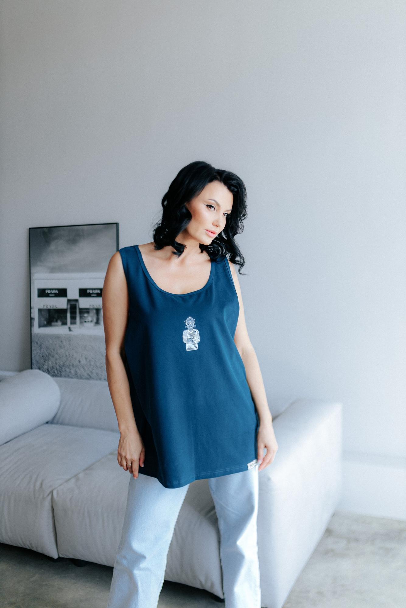 Майка Моряк в синем