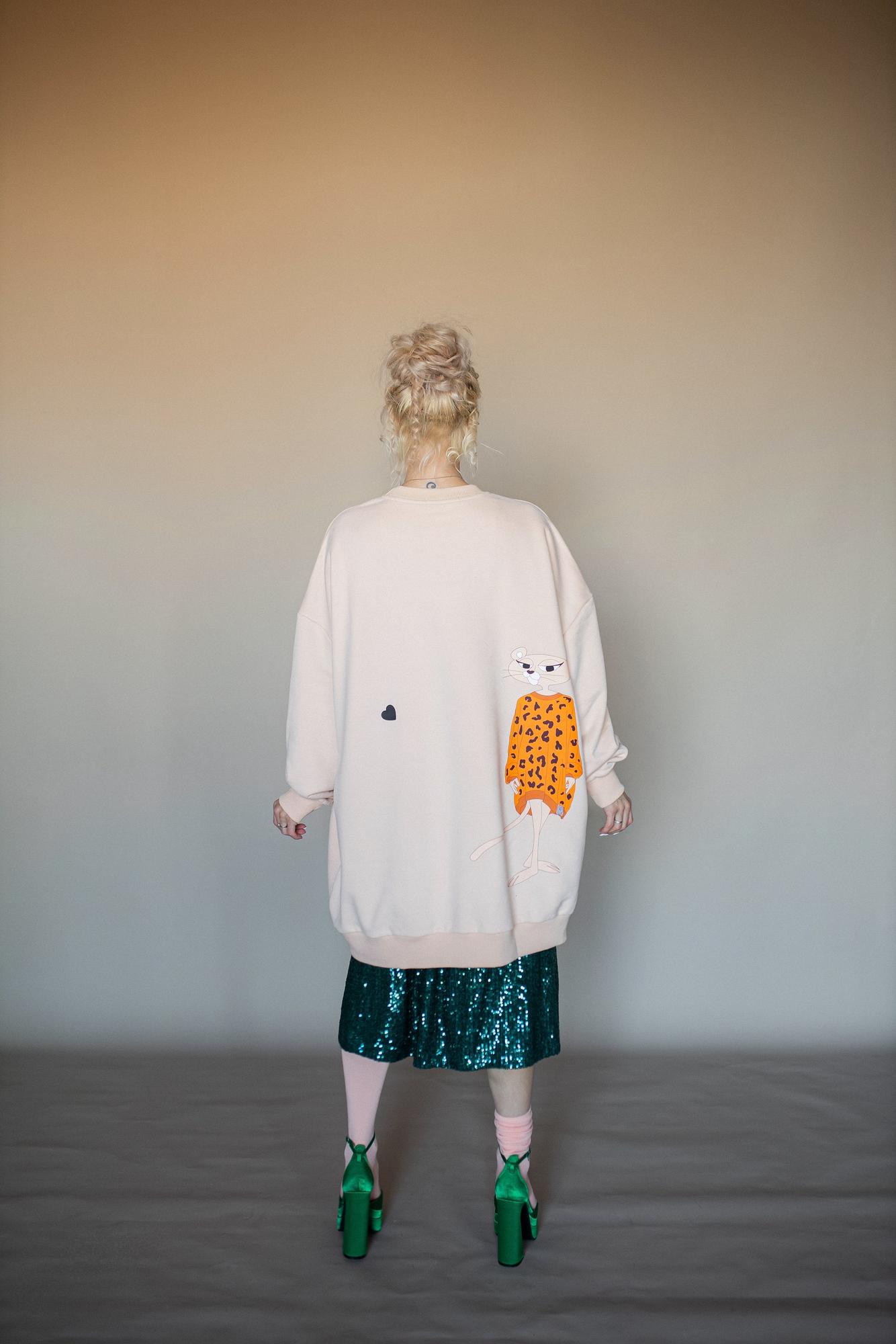 Свитшот Peach Panther