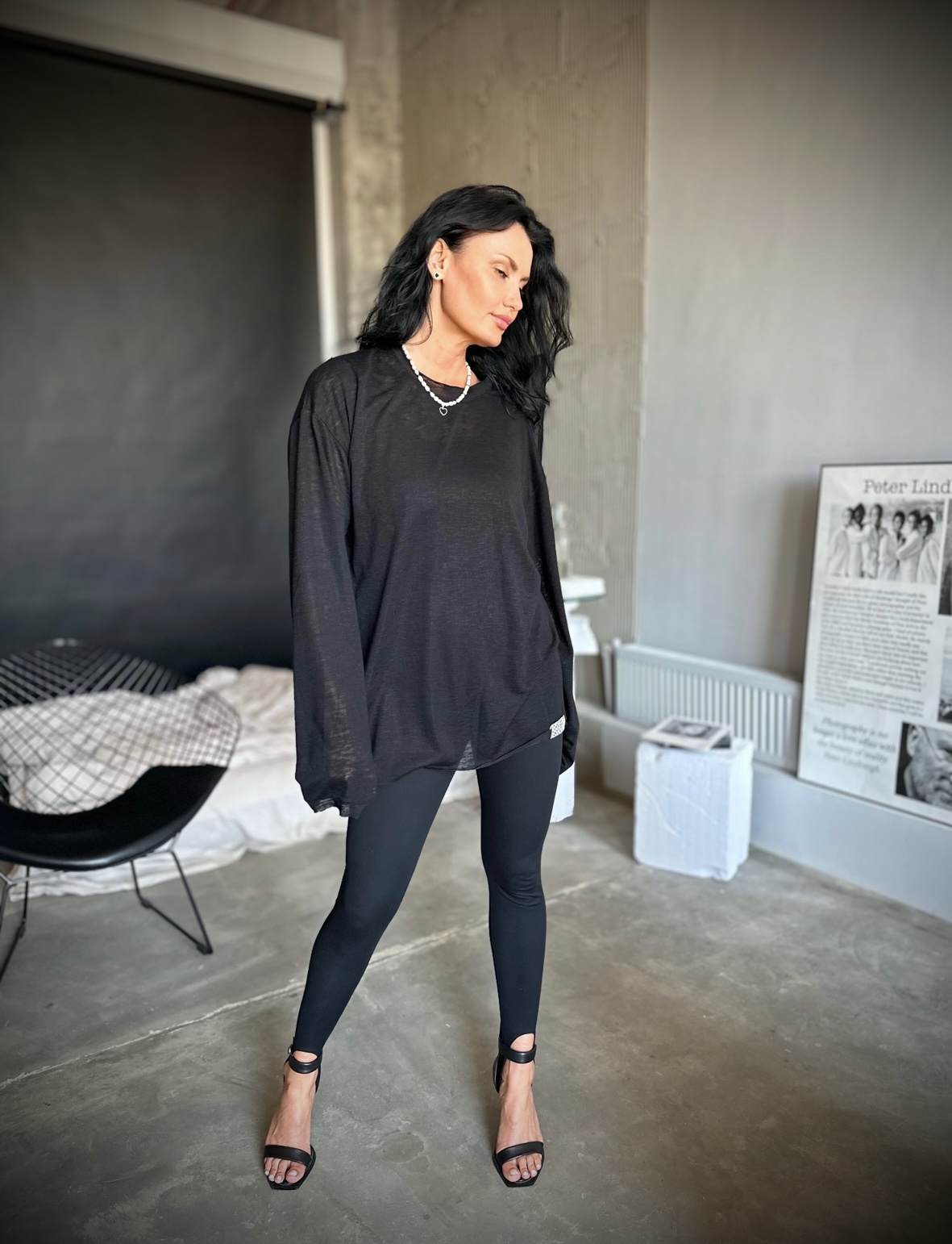 Лонгслив из вискозы