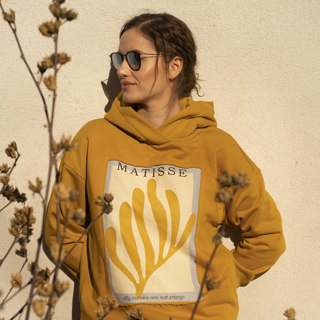 Худи в горчичном цвете Анри Матисс Кривые