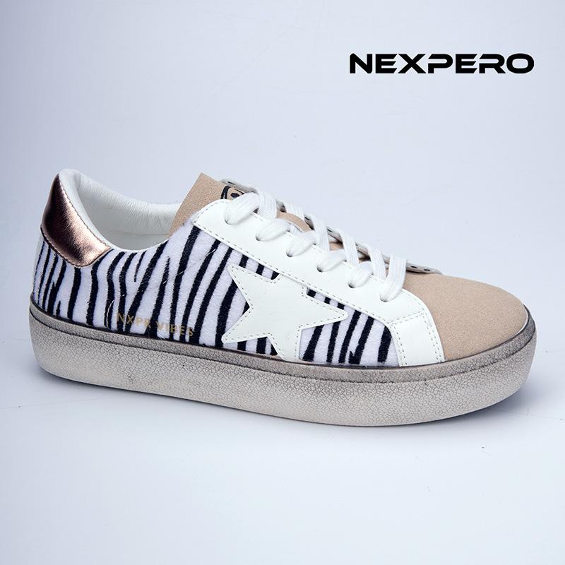 Кеды женские бежевые Nexpero