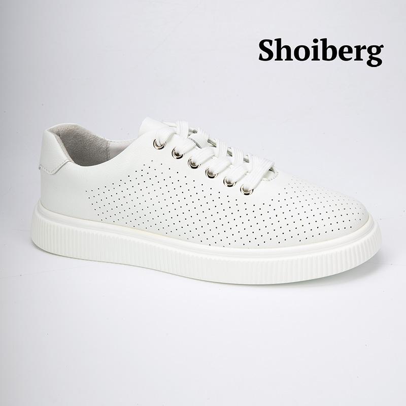 Кеды женские белые Shoiberg