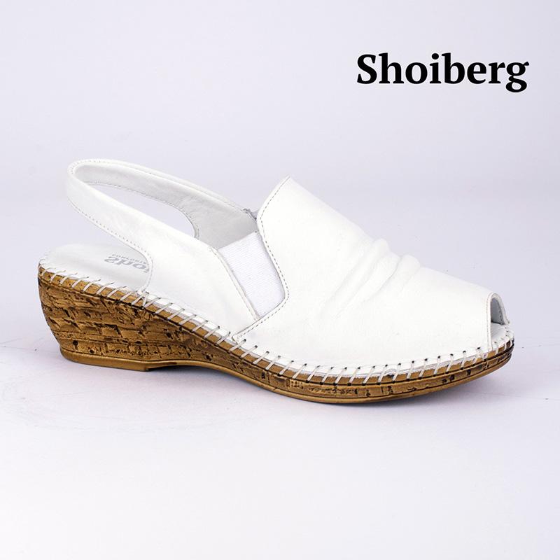 Босоножки белые Shoiberg