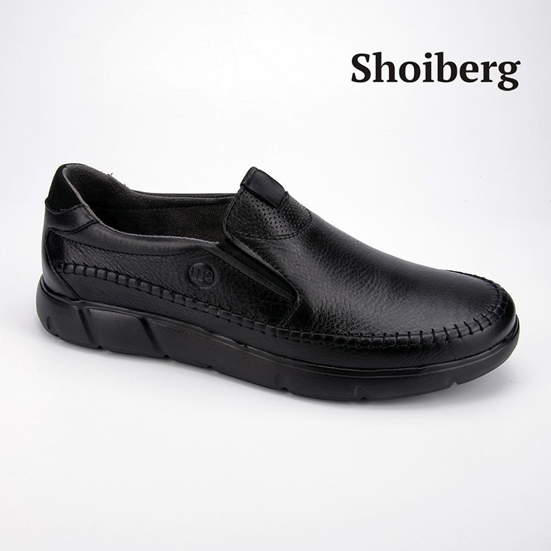Слипоны мужские черные Shoiberg