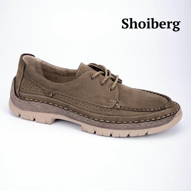 Туфли мужские оливковые Shoiberg