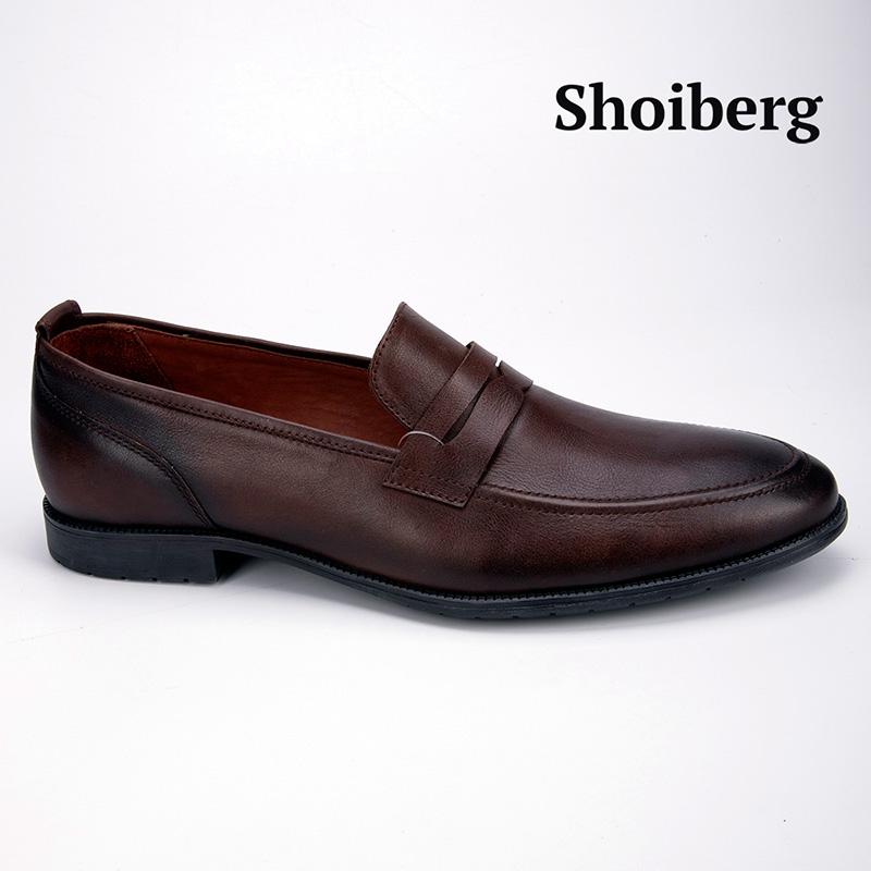 Туфли мужские коричневые Shoiberg