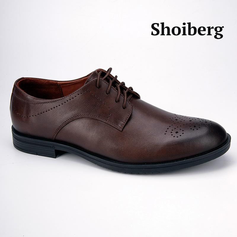 Туфли мужские коричневые Shoiberg