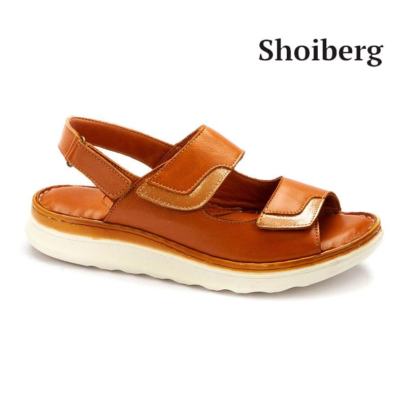 Сандалии женские рыжие Shoiberg
