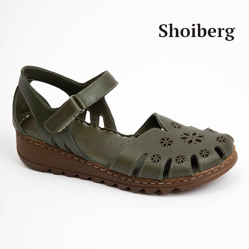 Сандалии женские хаки Shoiberg