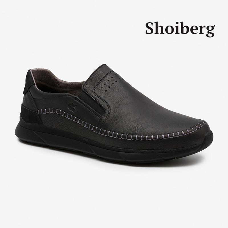 Слипоны мужские черные Shoiberg