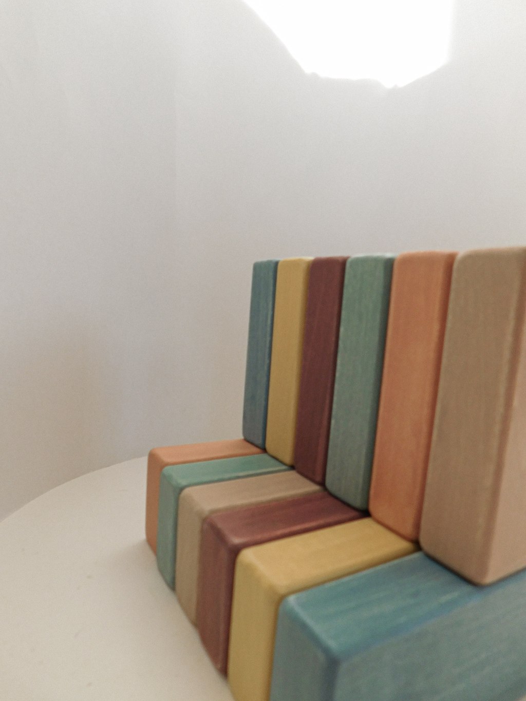 Wooden Blocks Autumn Rainbow x24