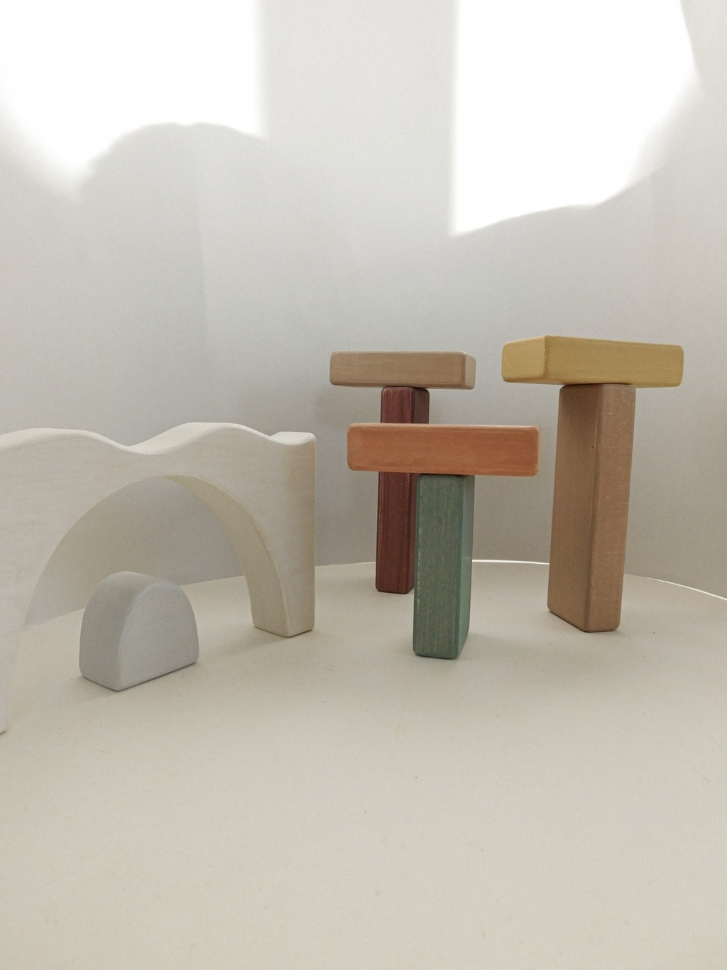 Wooden Blocks Autumn Rainbow x24