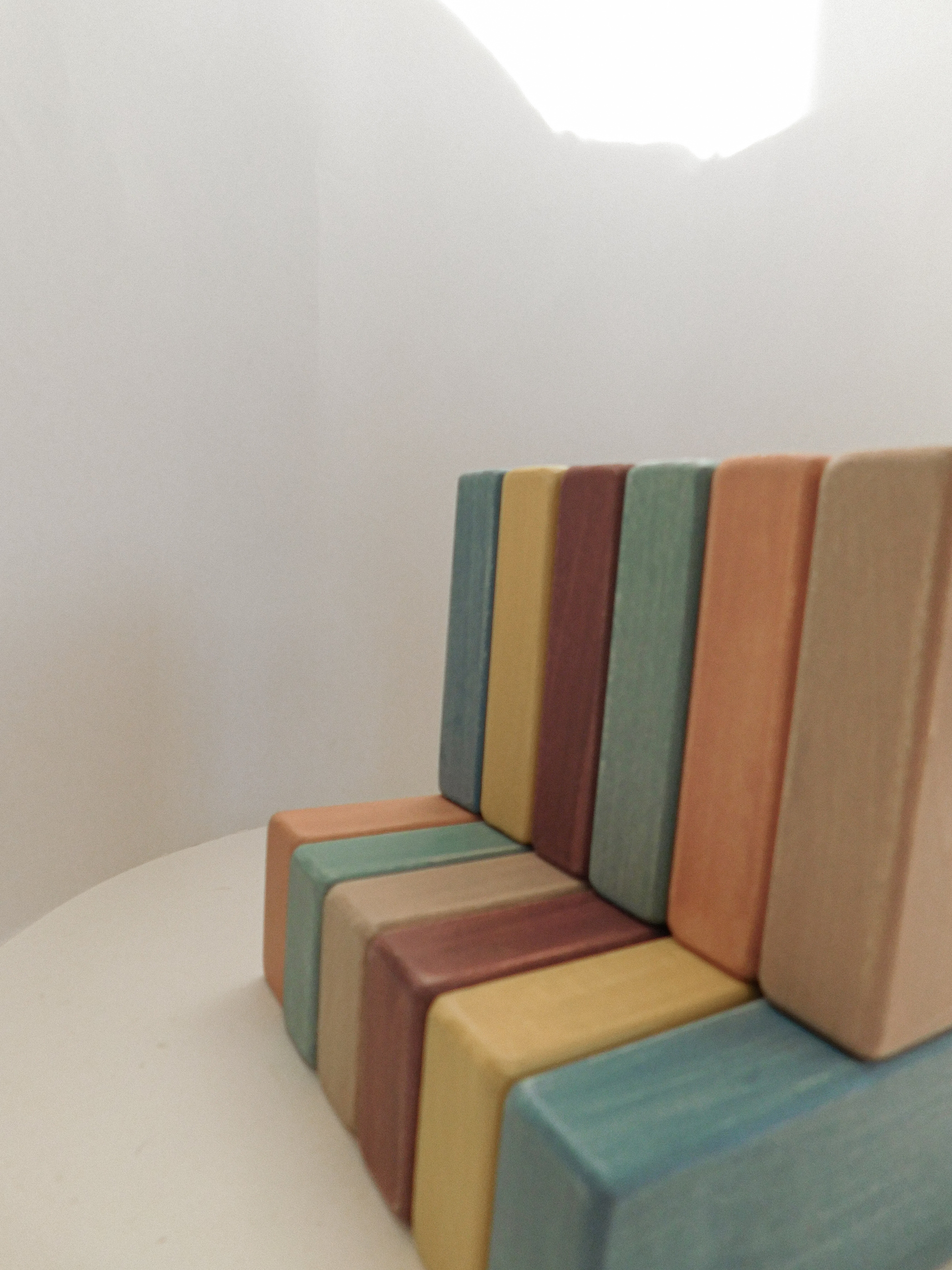 Wooden Blocks Autumn Rainbow x24