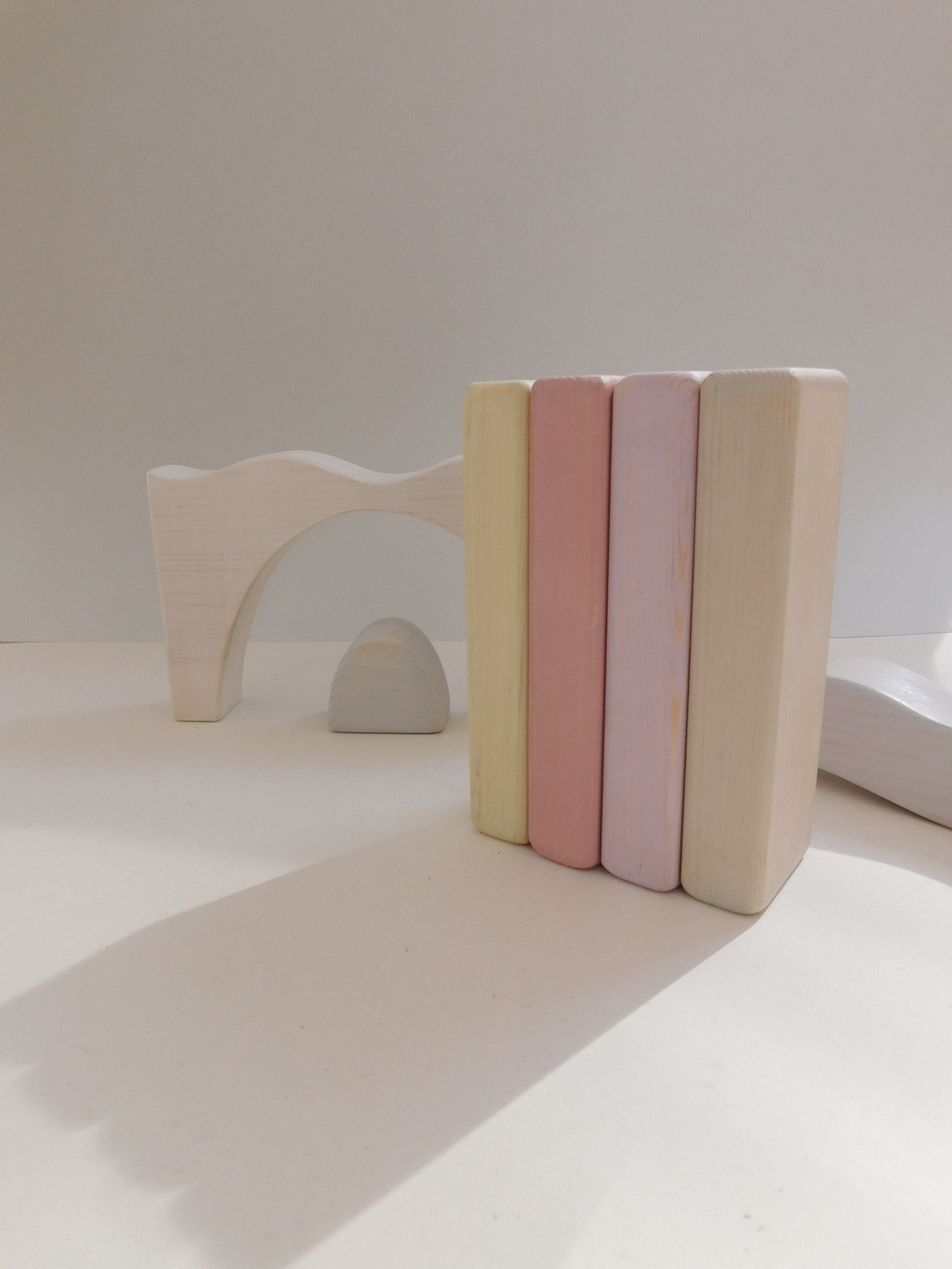 Wooden Blocks Field Flowers x24