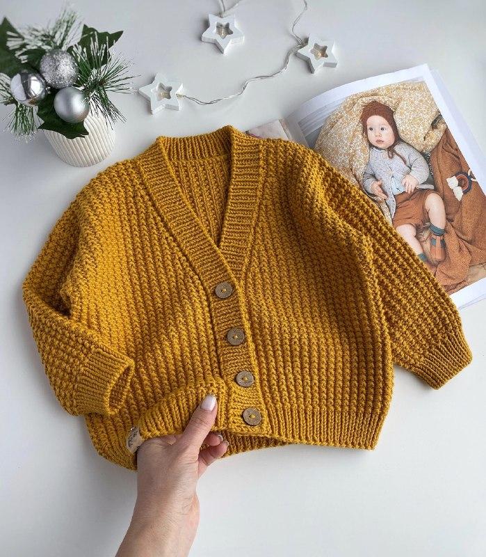 Описание - Детский кардиган "Corn/Корн"