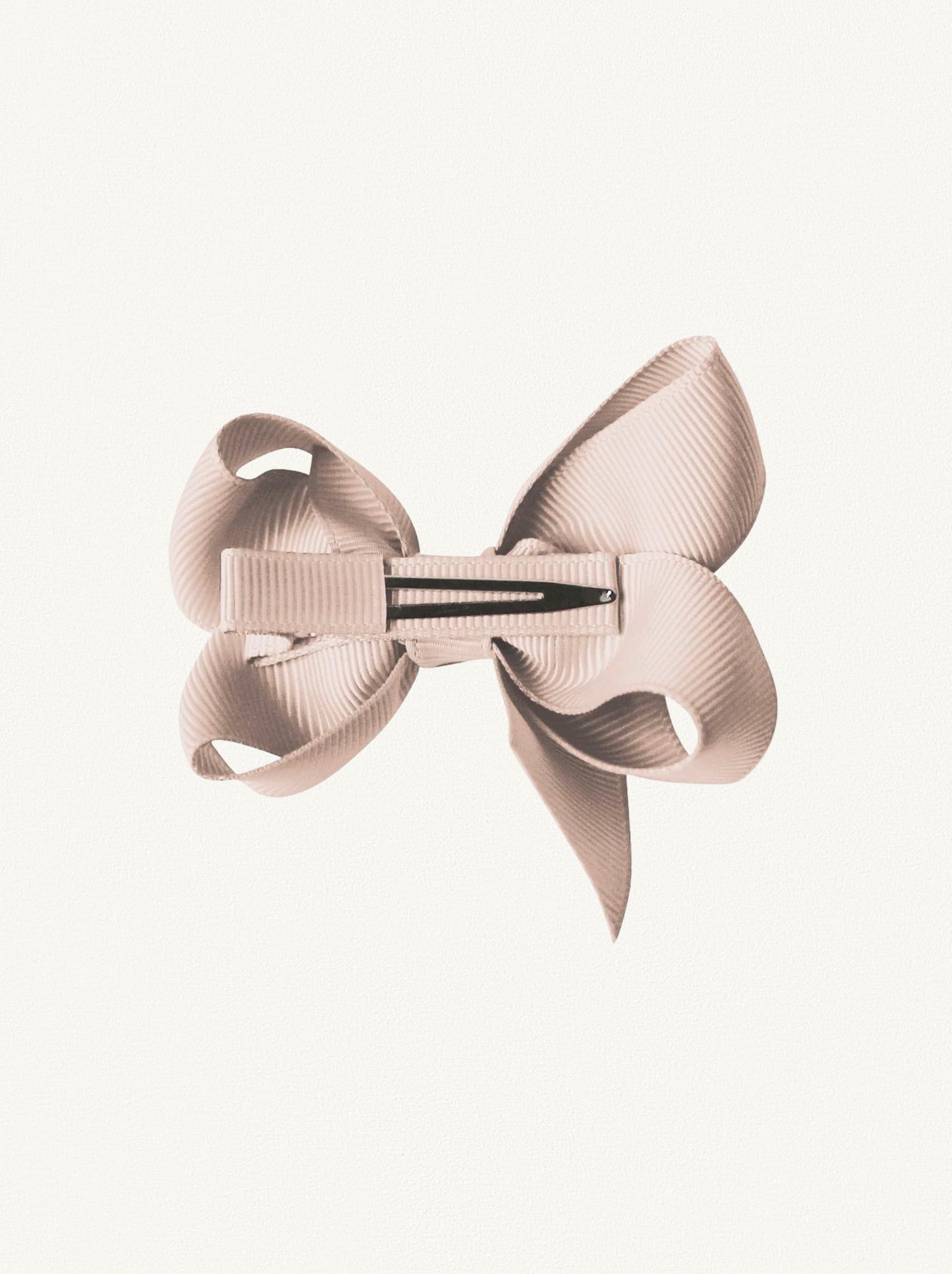 Заколка Boutique Bow - бежевая