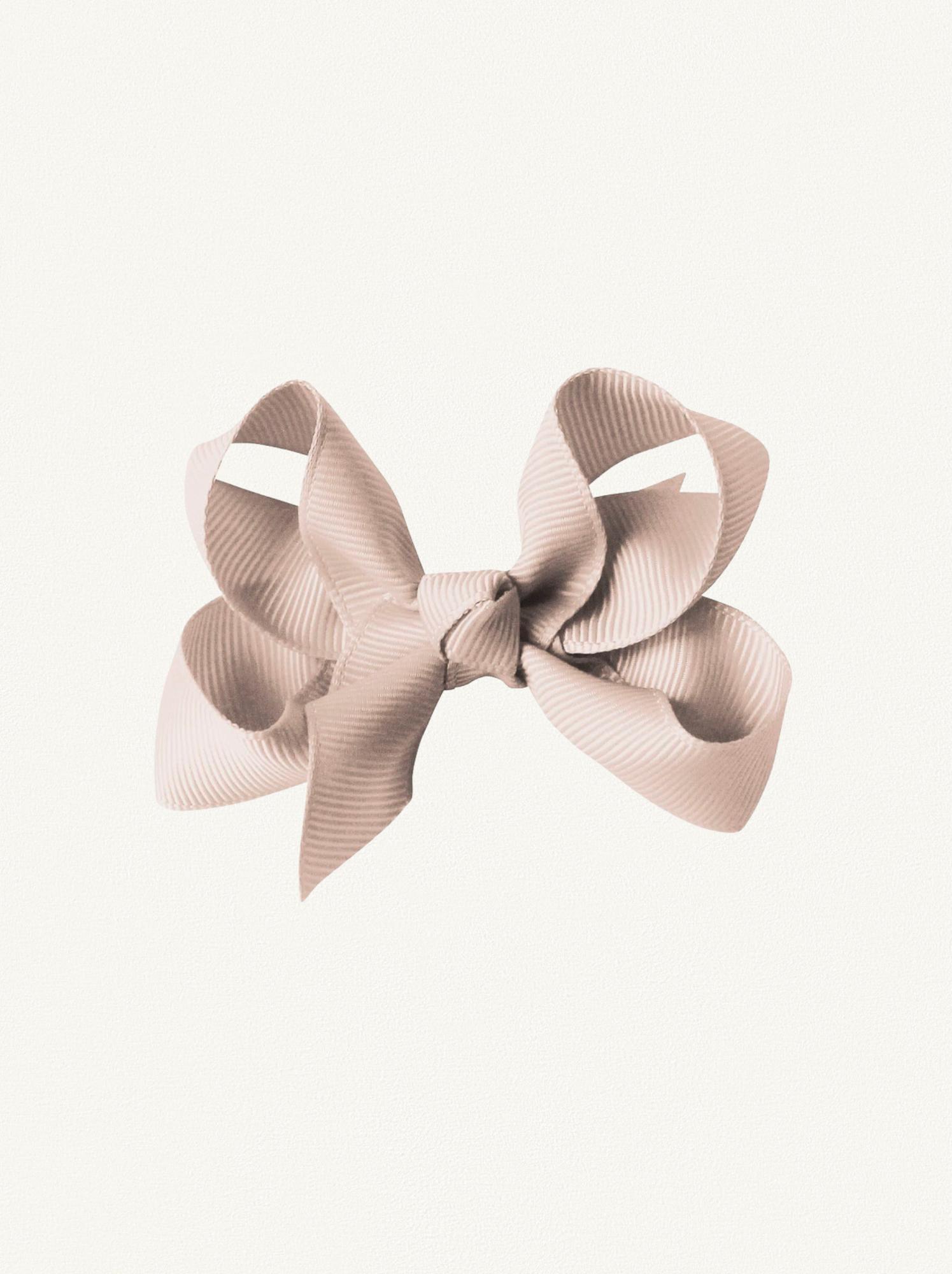 Заколка Boutique Bow - бежевая