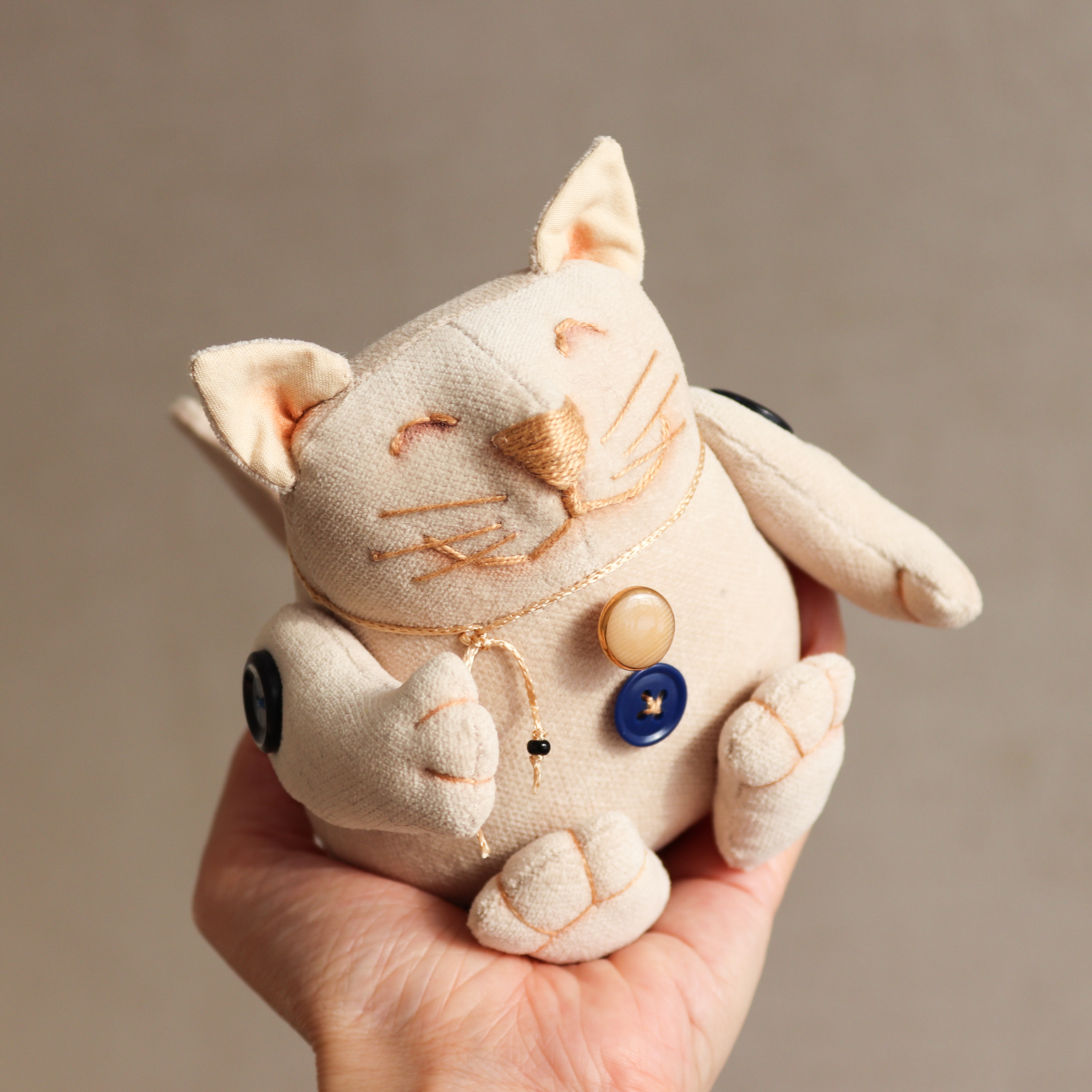 Кот Сэнд. Авторская коллекционная игрушка