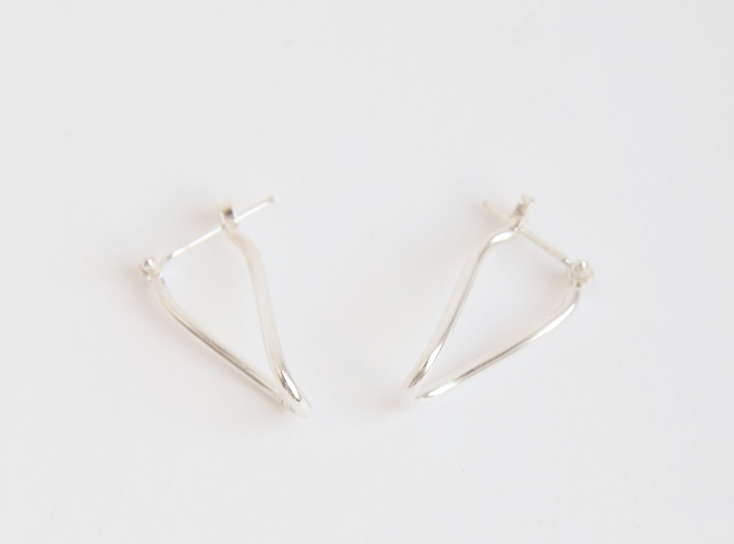 Сережки Крученая спираль