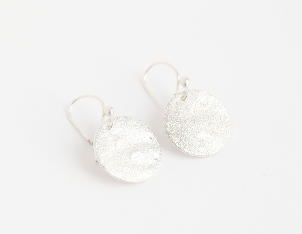 Серьги Мятые монетки