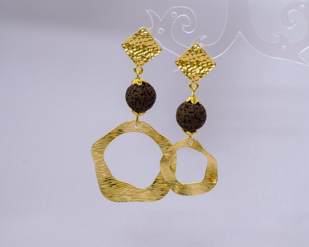 Серьги крупные E21B13