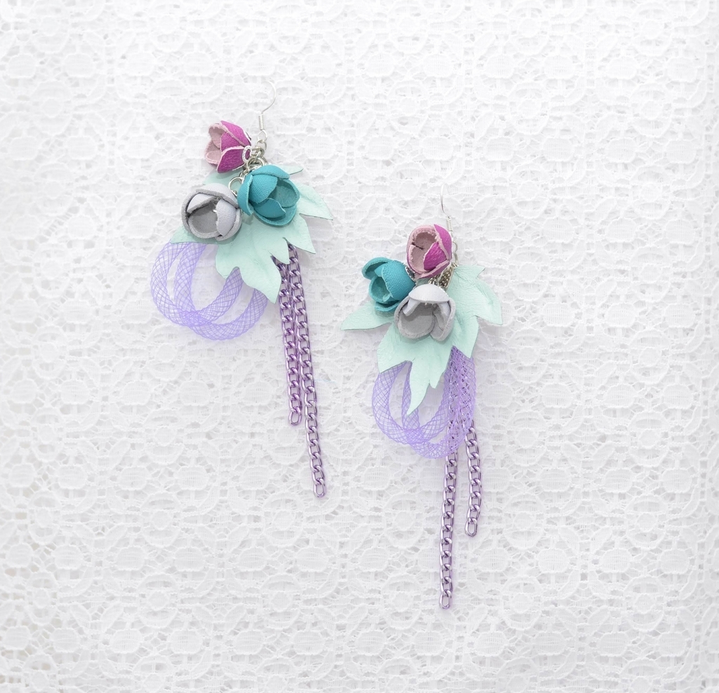 Серьги крупные E21B14