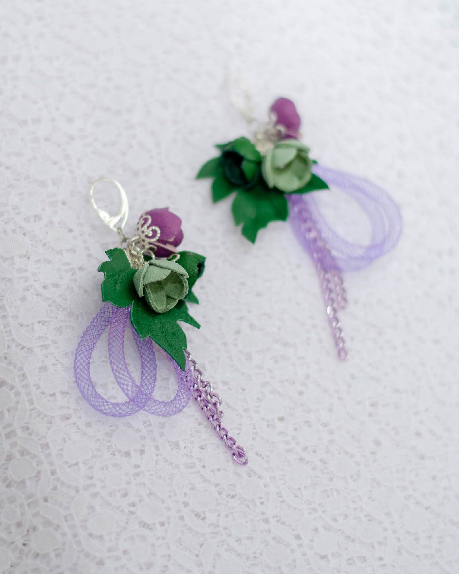 Серьги крупные E21B16