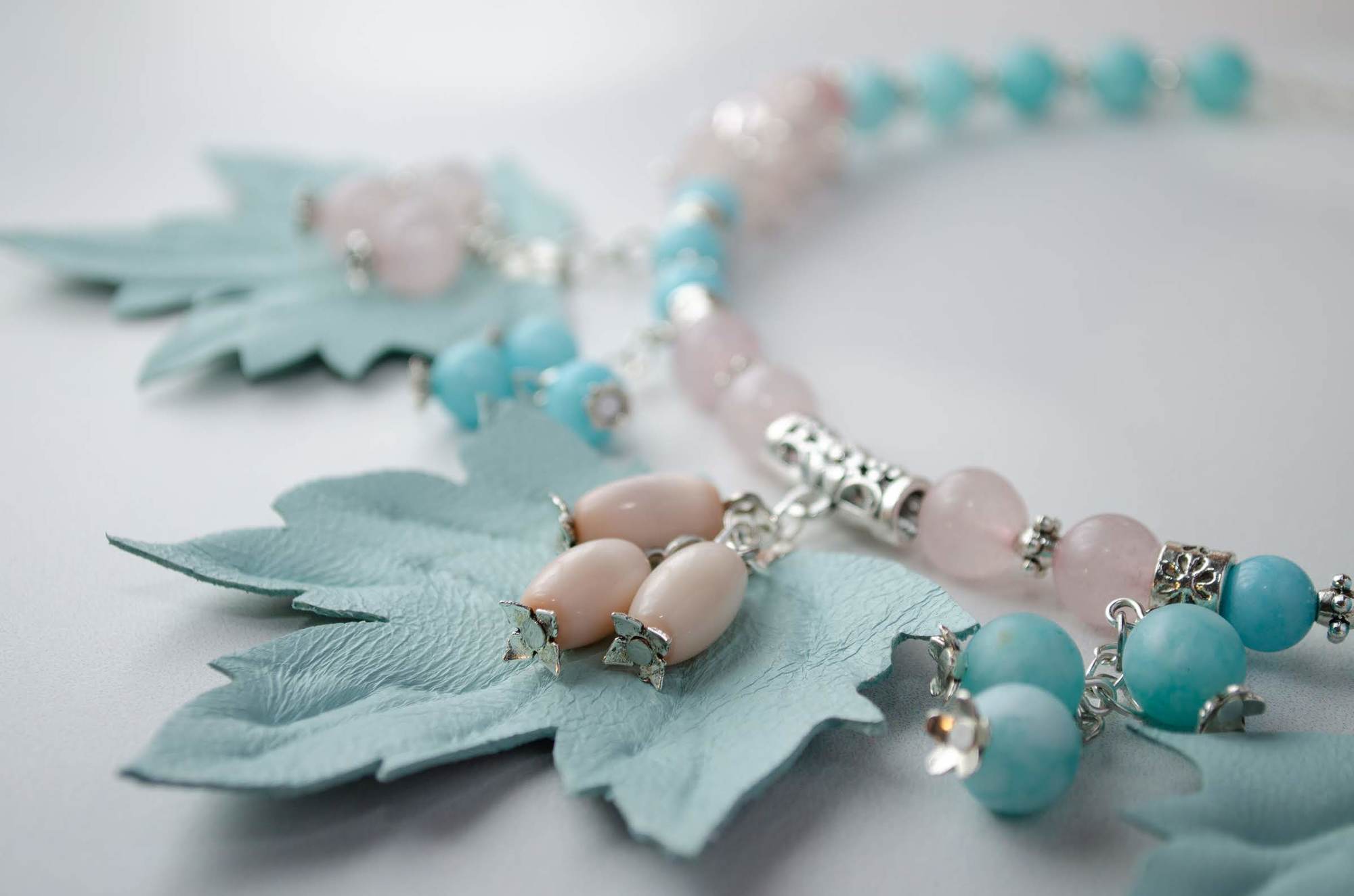 Листья и ягоды - колье SO-TC21F7