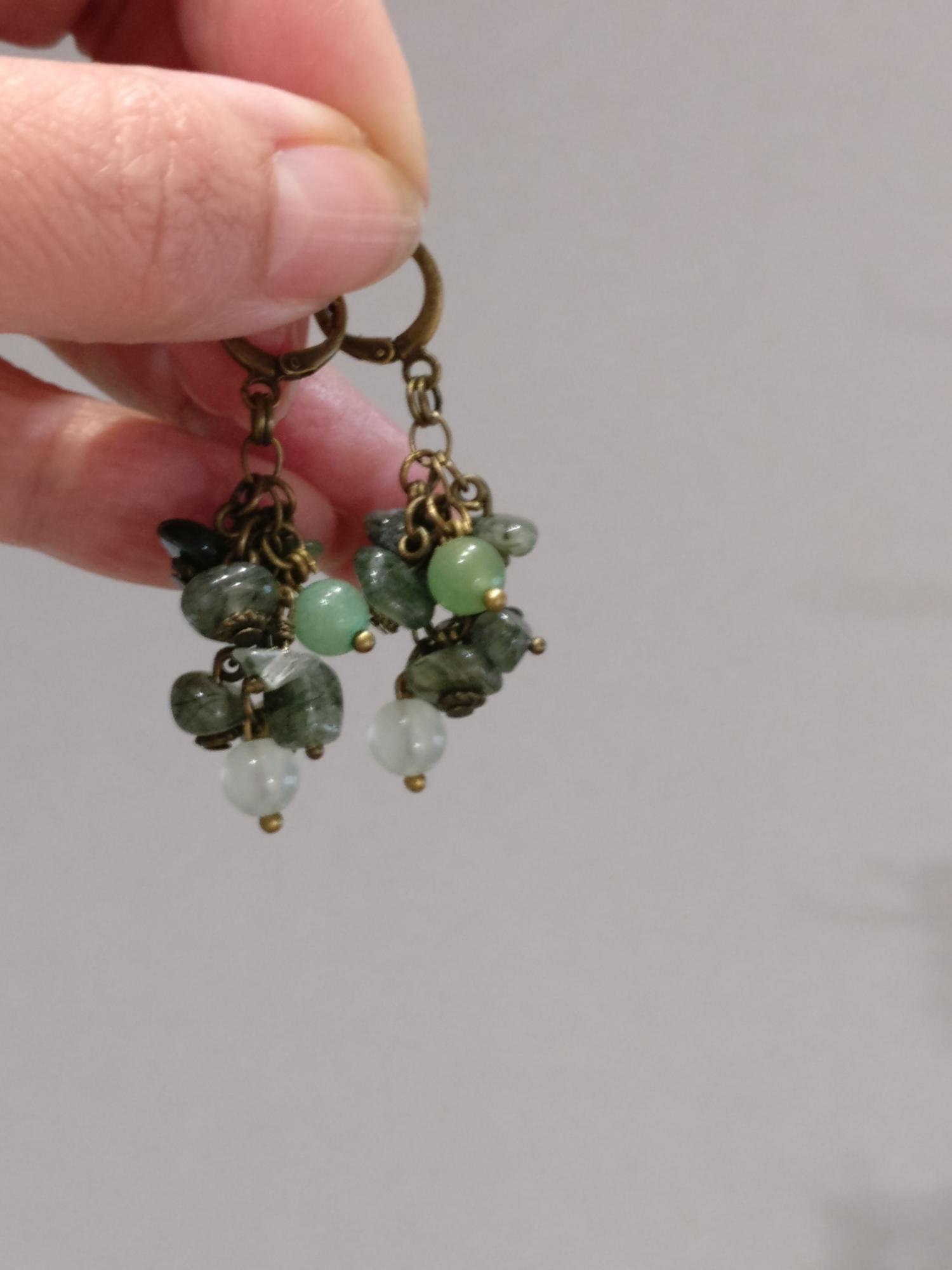 Серьги-гроздья E25G2