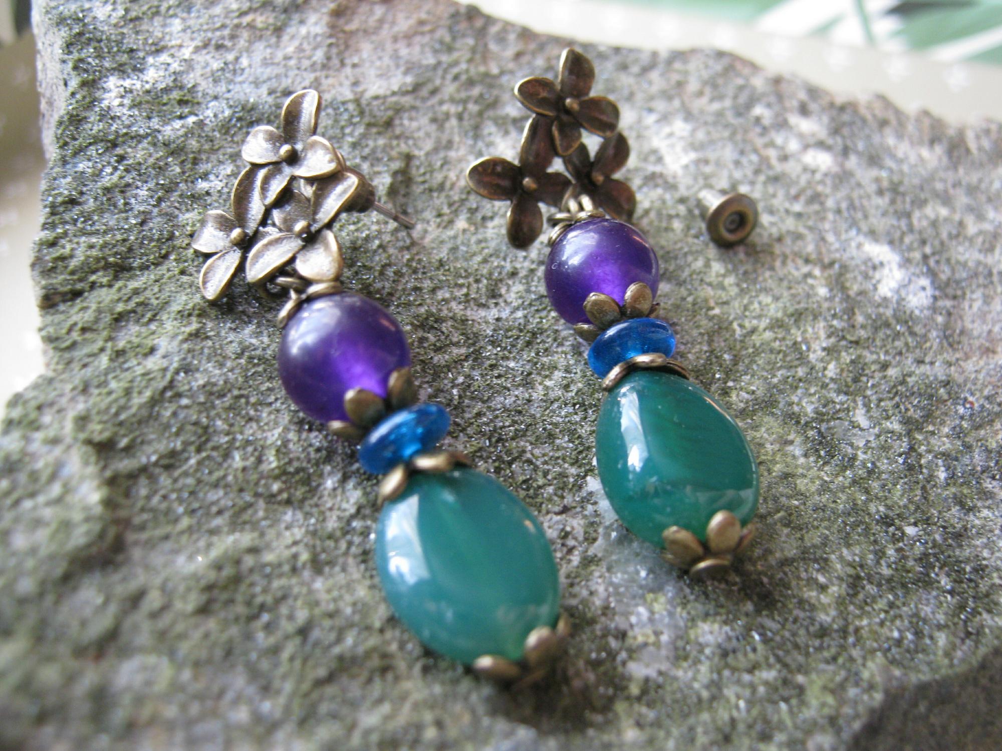 Серьги-гвоздики E23P1