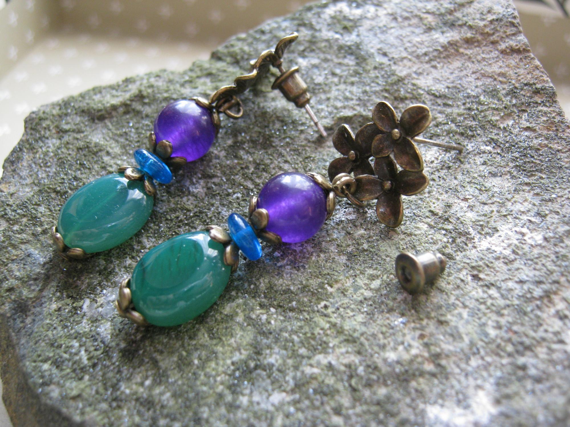 Серьги-гвоздики E23P1