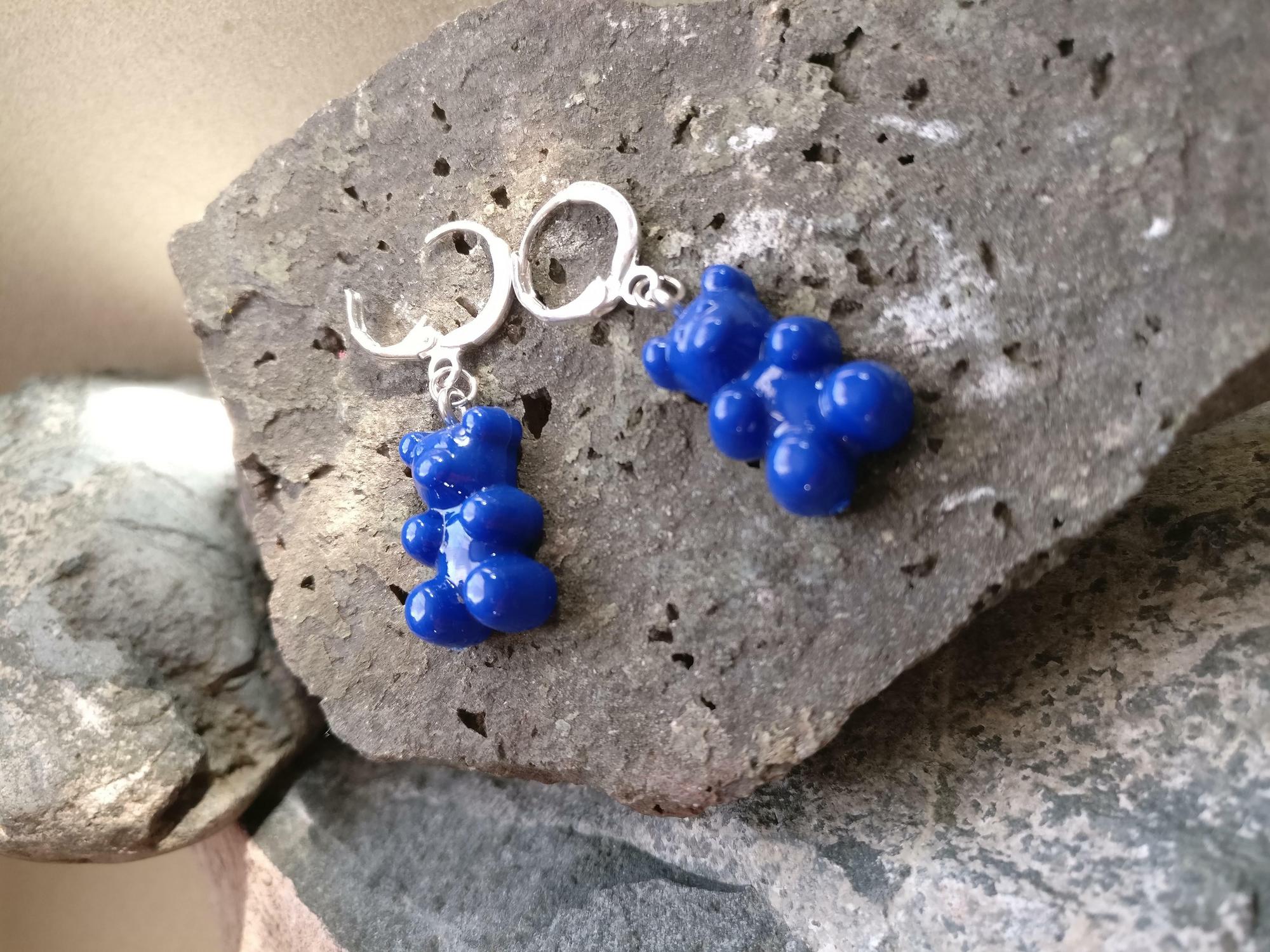 Серёжки с мишками K23E13