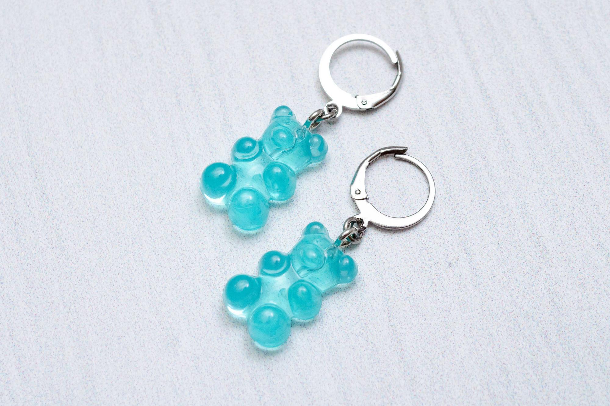 Серёжки с мишками K23E15