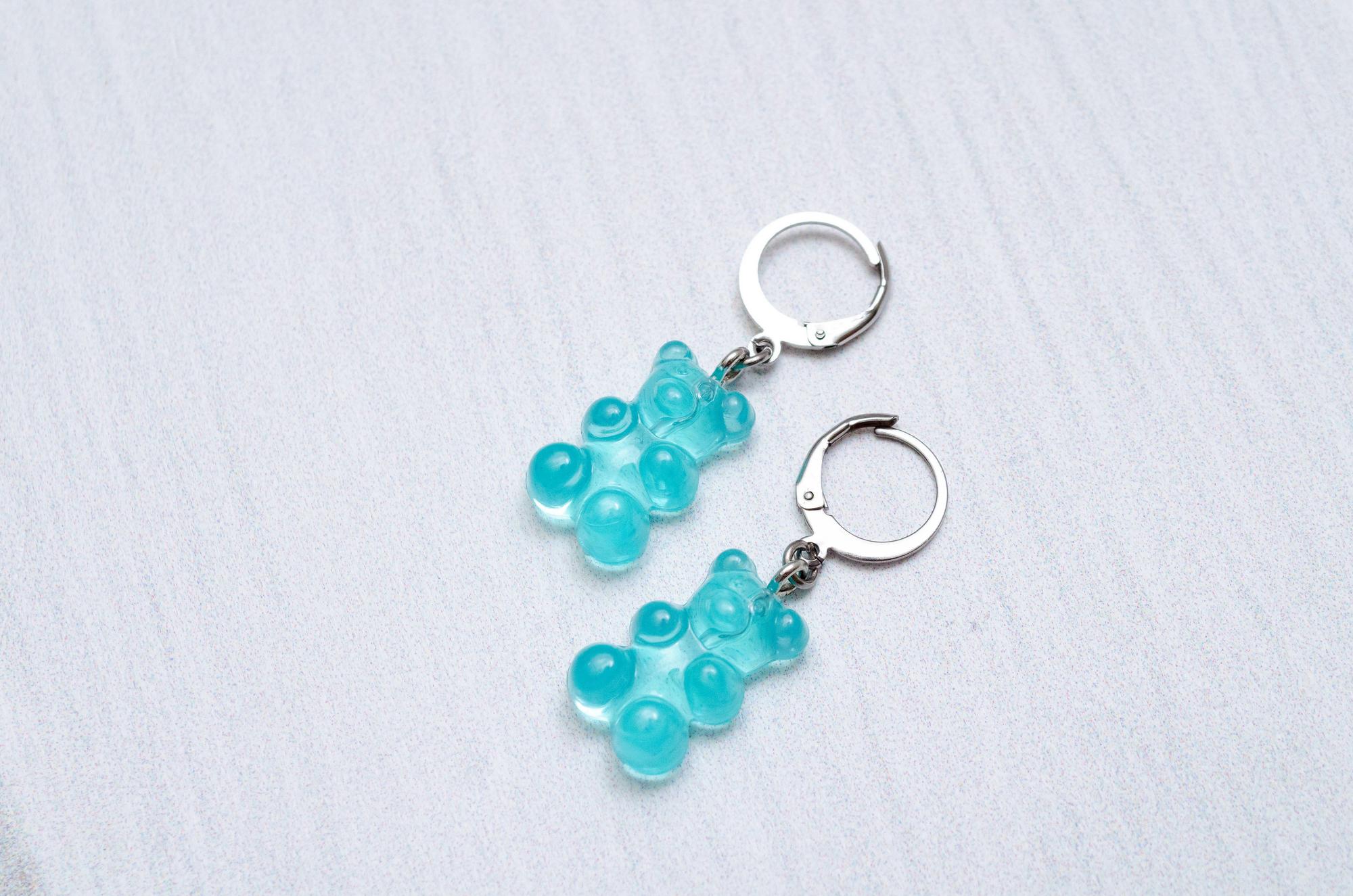 Серёжки с мишками K23E15