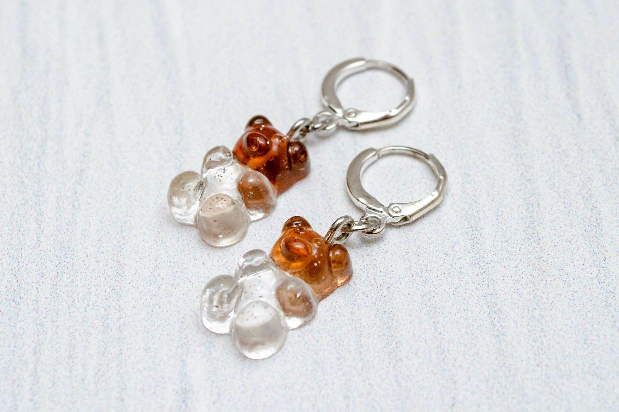 Серёжки с мишками K23E19