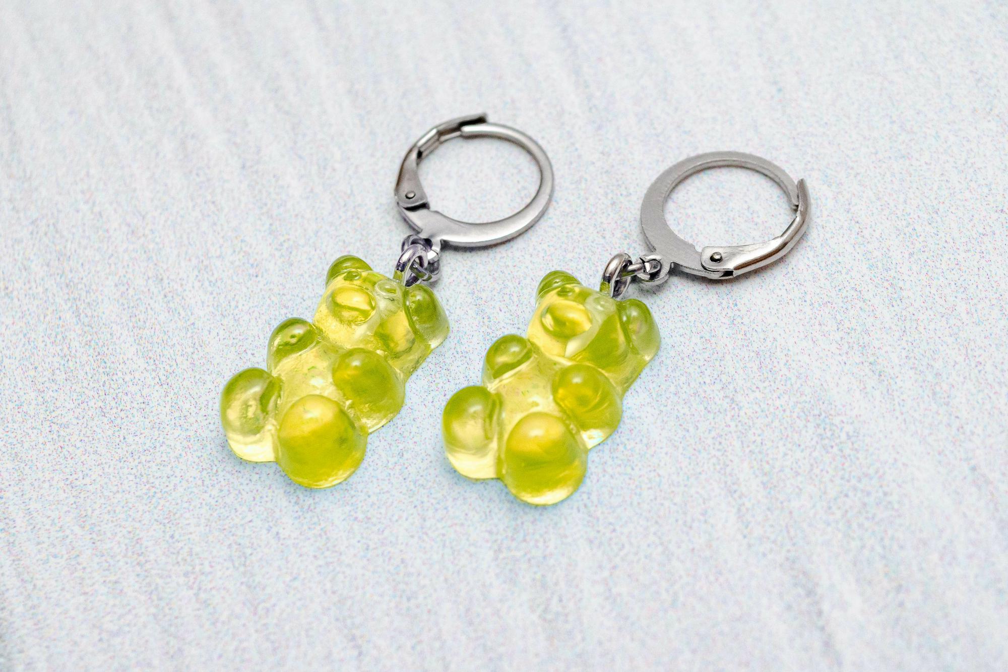 Серёжки с мишками K23E21