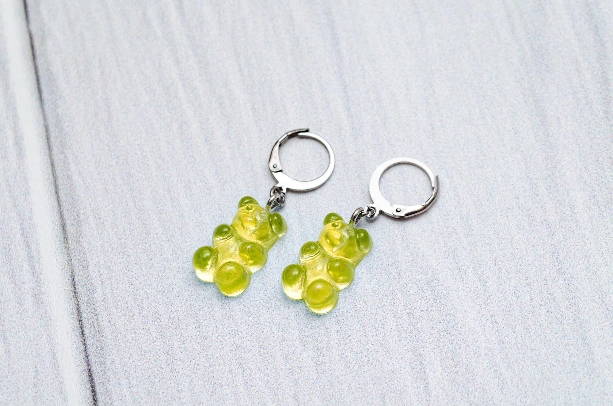 Серёжки с мишками K23E21