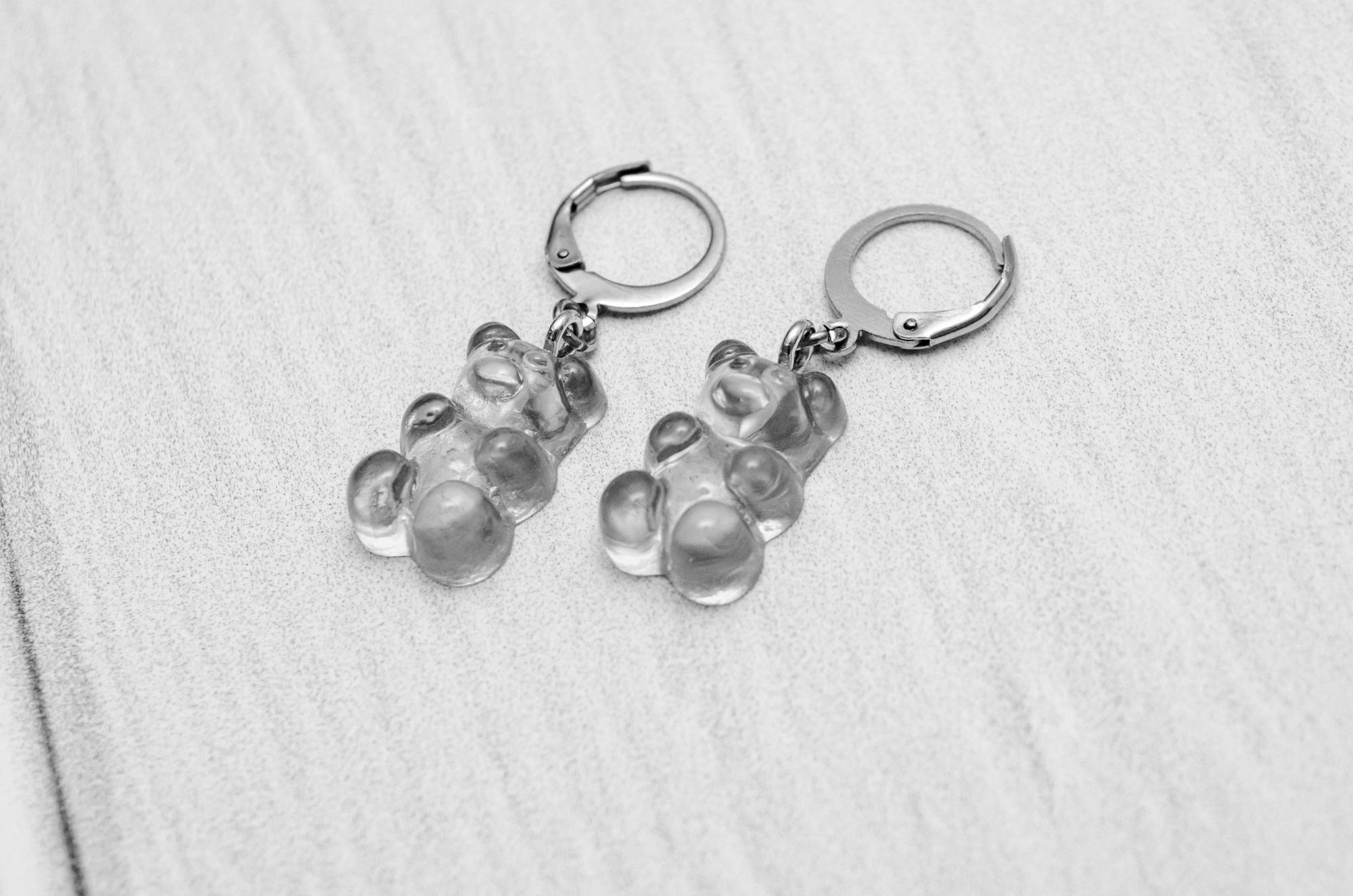 Серёжки с мишками K23E23