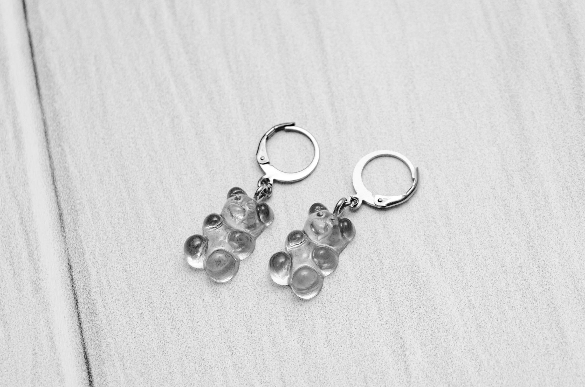 Серёжки с мишками K23E23