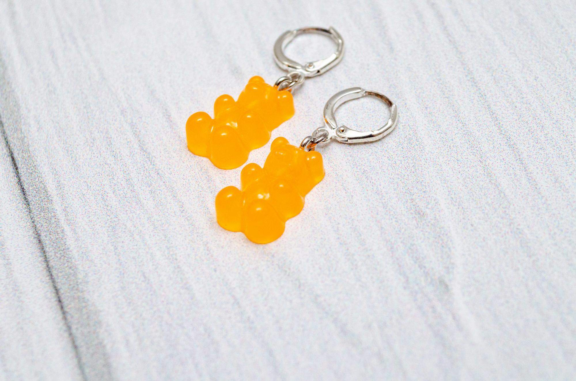 Серёжки с мишками K23E27