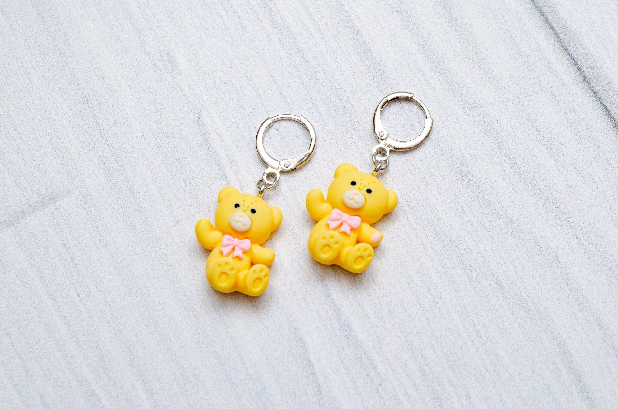 Серёжки с мишками K23E29