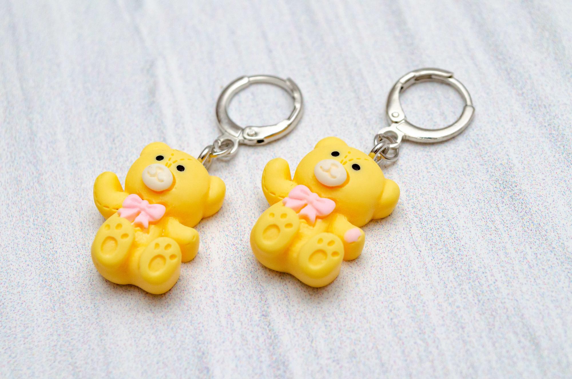 Серёжки с мишками K23E29