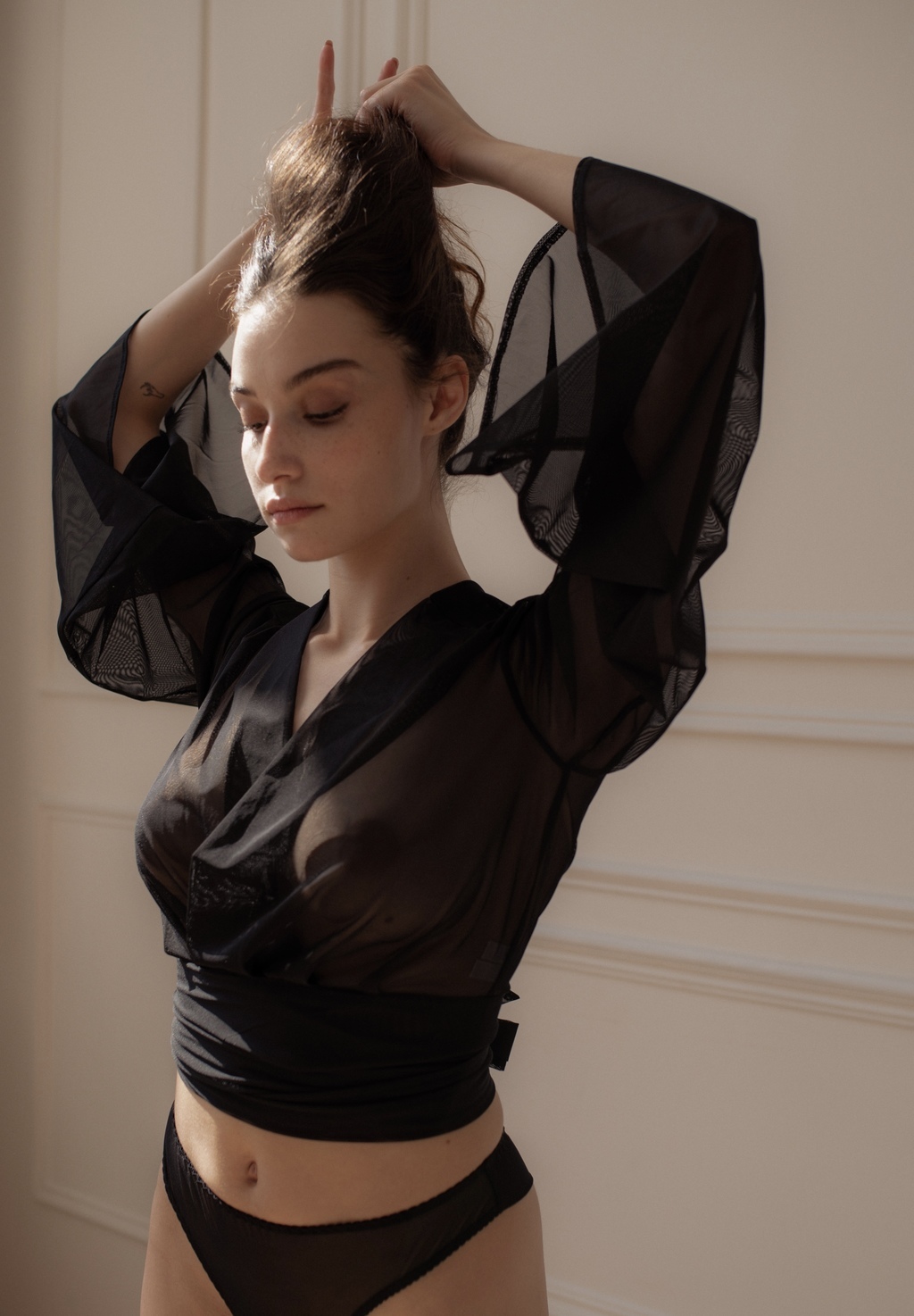 Блуза "Fly" черная