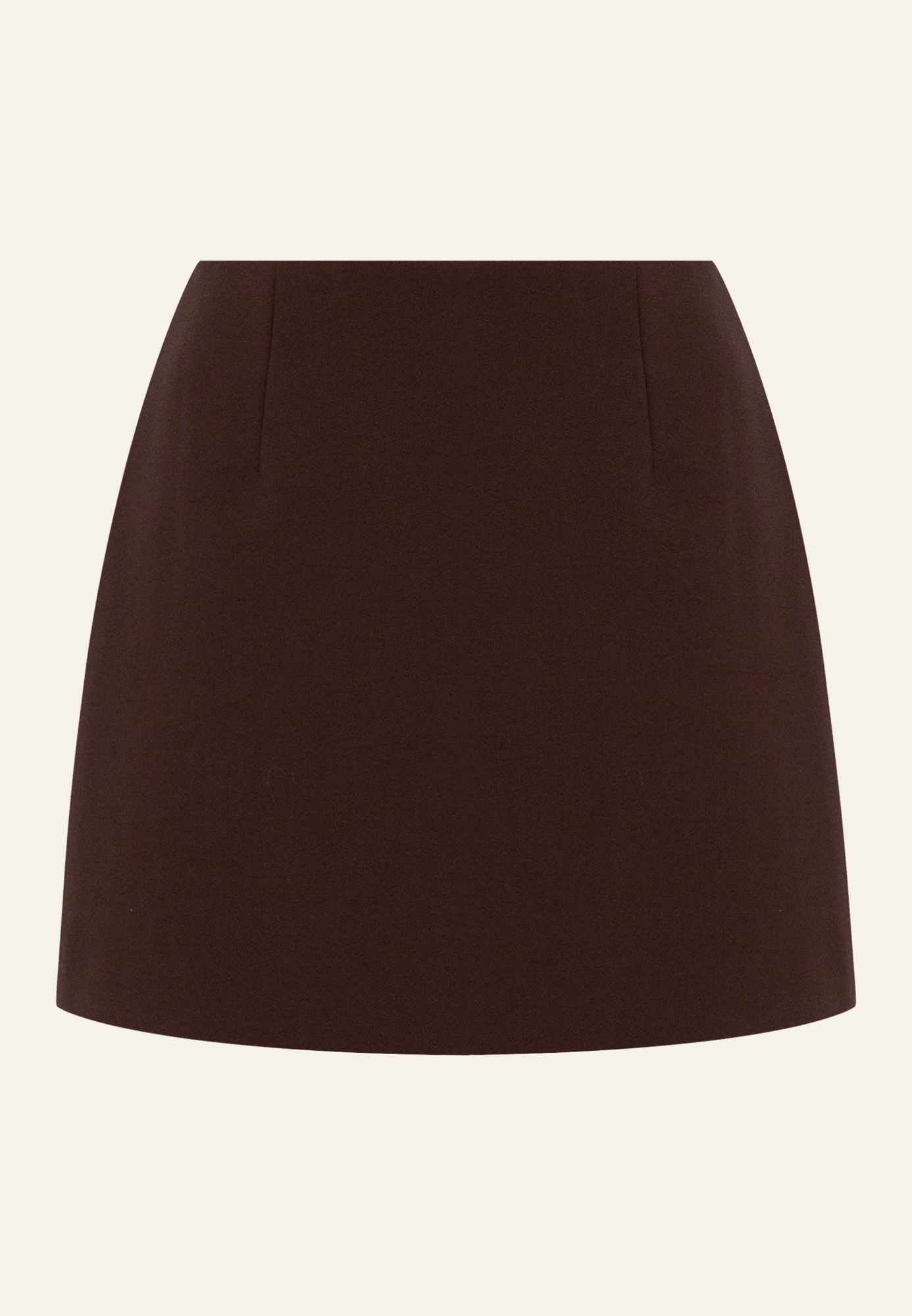 Мини-юбка в коричневом цвете