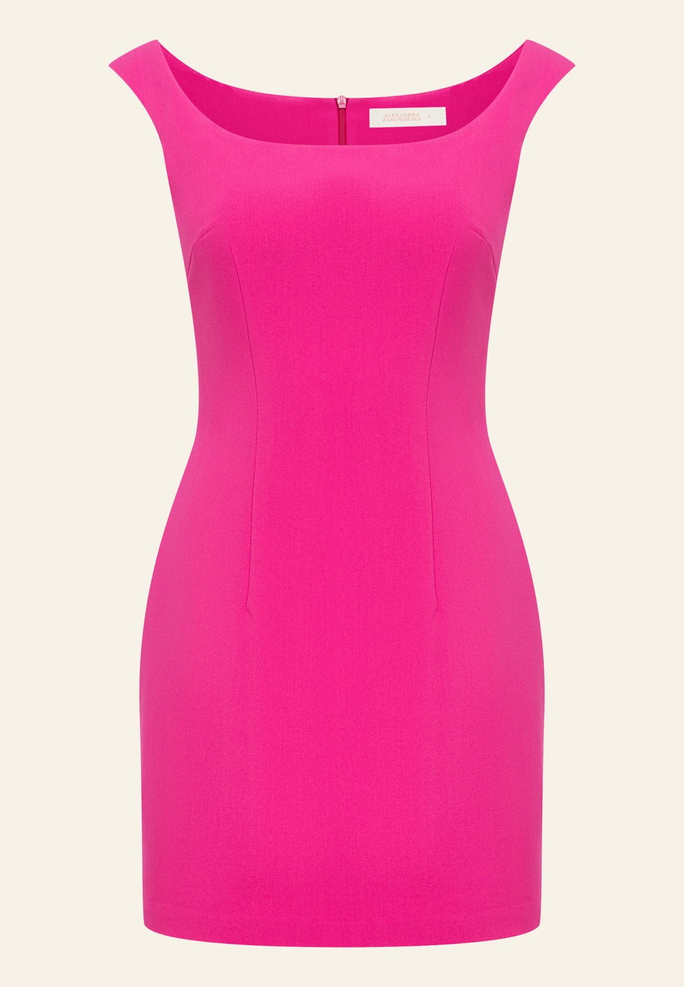 Платье «Кери» в цвете фуксия