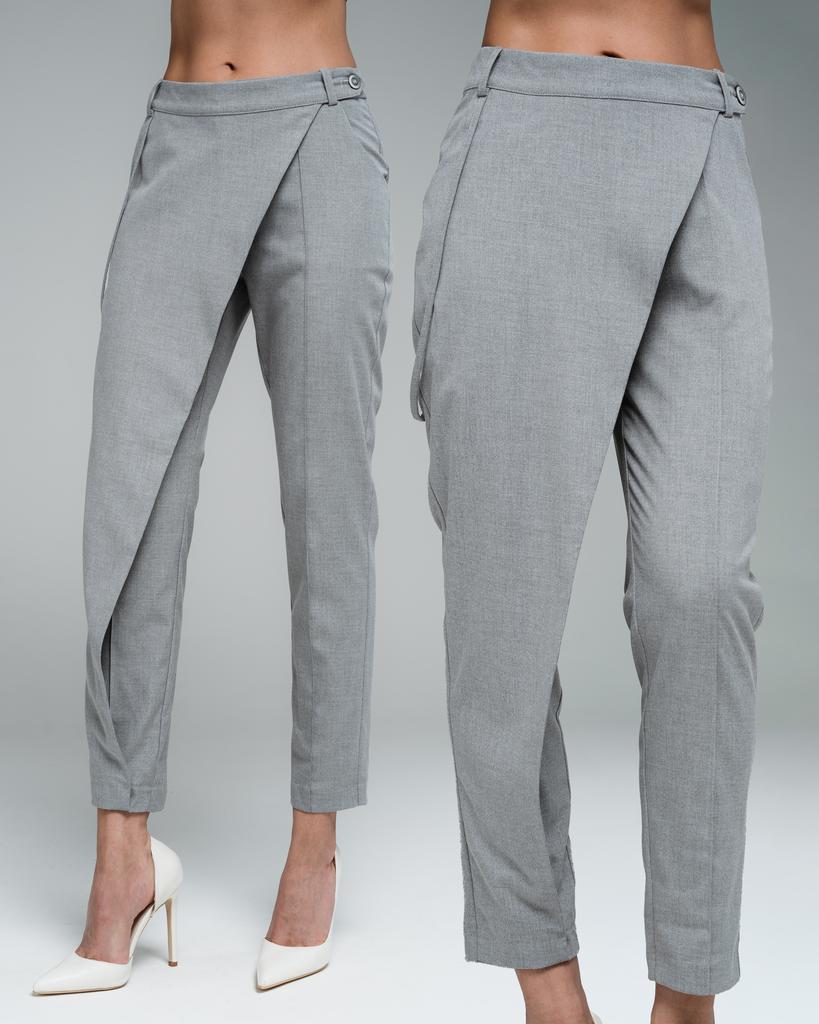 Брюки на запах (серый)