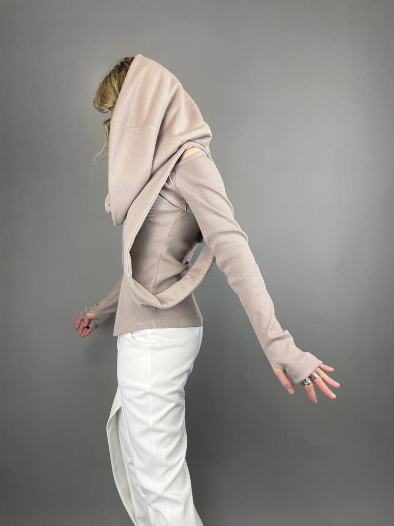 Снуд  (пудровый)